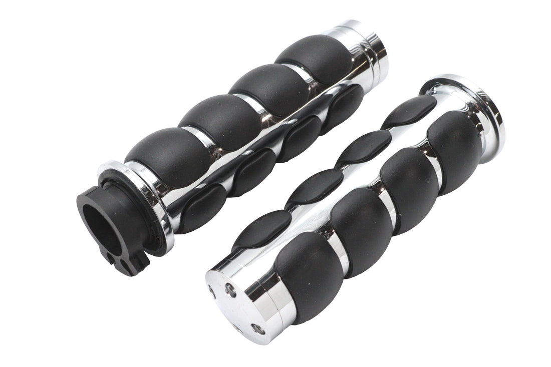 28-5202 - Ultima Cushioned TBW Grip Set with Chrome Ends by Ultima