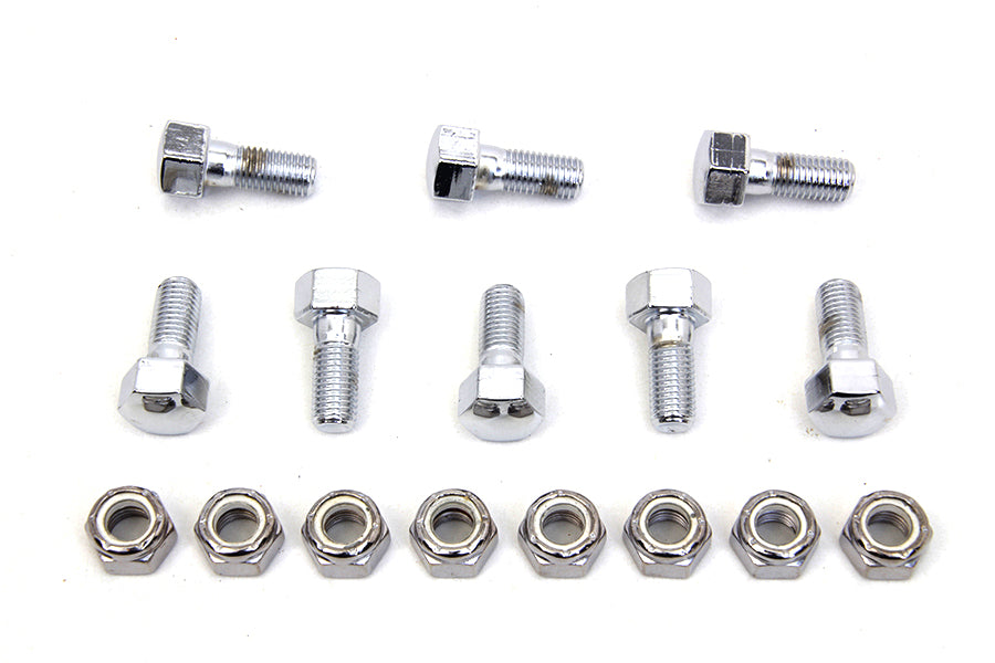 2800-16 - Rear Brake Drum Bolt and Nut Kit Chrome by Colony