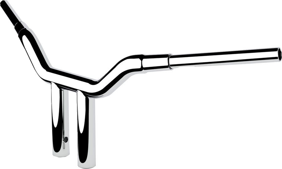 LA CHOPPERS Handlebar - One-Piece Kagefighter - 10" x 1-1/2" - Chrome LA-7343-10