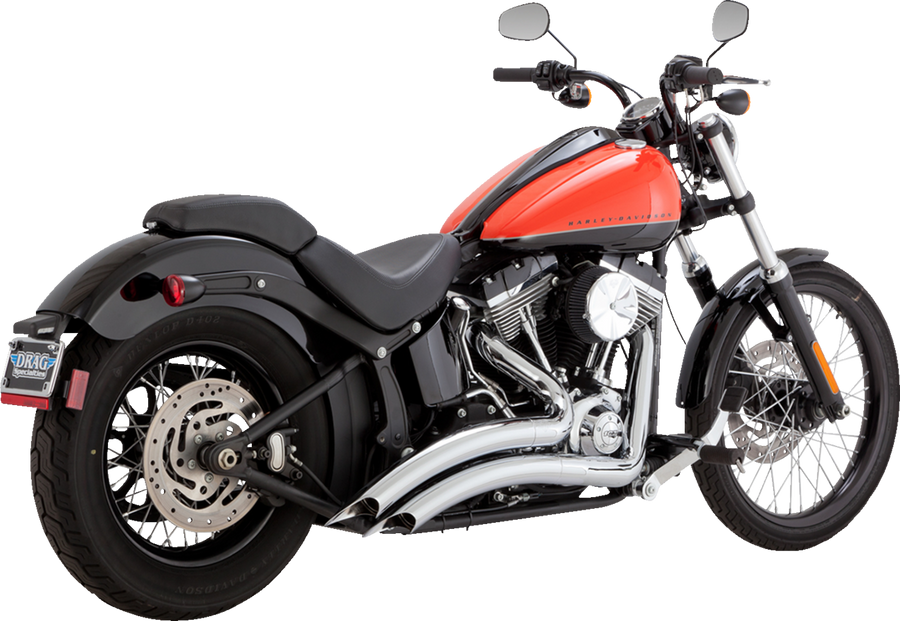 VANCE & HINES 2-into-2 Big Radius Exhaust System - Chrome 26079