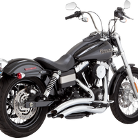 VANCE & HINES 2-into-2 Big Radius Exhaust System - Chrome 26081