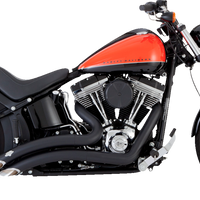 VANCE & HINES 2-into-2 Big Radius Exhaust System - Matte Black 46079