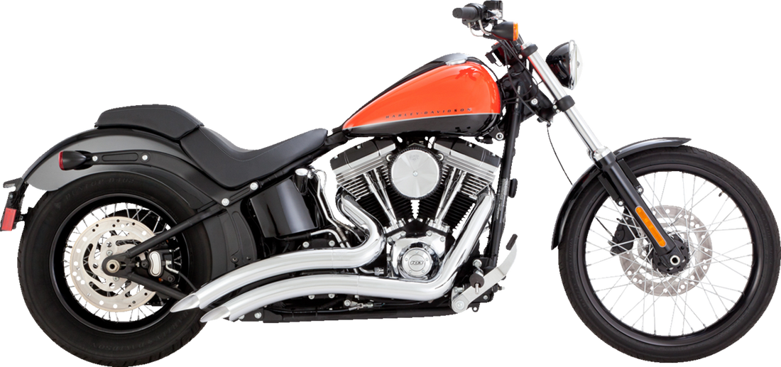 VANCE & HINES 2-into-2 Big Radius Exhaust System - Chrome 26079