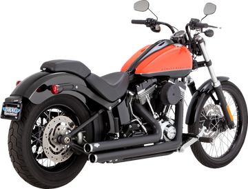 VANCE & HINES Big Shots Staggered Exhaust System - Matte Black 47959