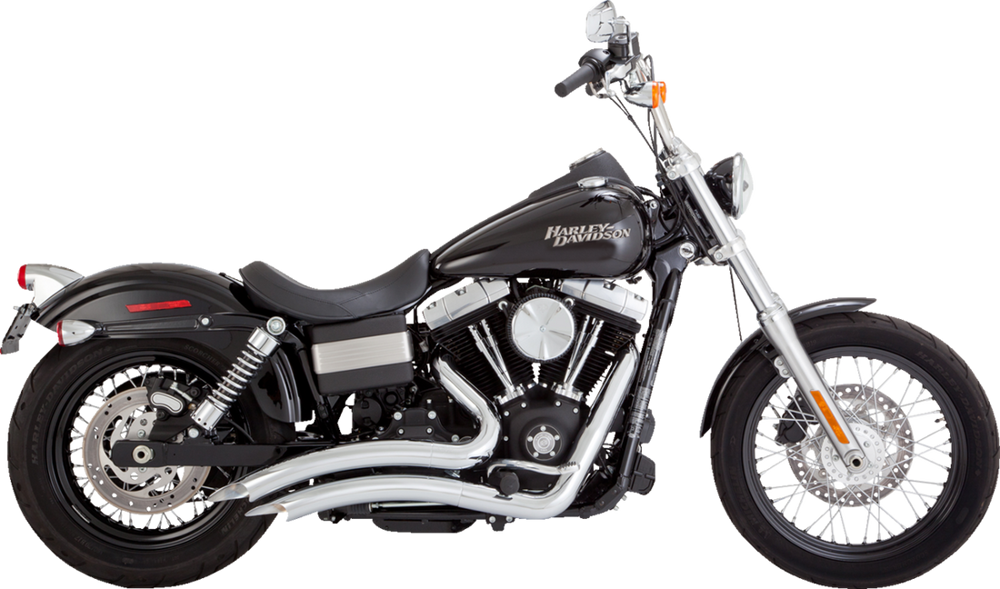 VANCE & HINES 2-into-2 Big Radius Exhaust System - Chrome 26081