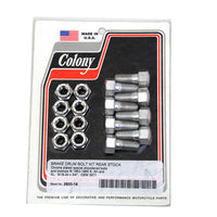 2801-16 - Rear Brake Drum Bolt and Nut Kit by Colony