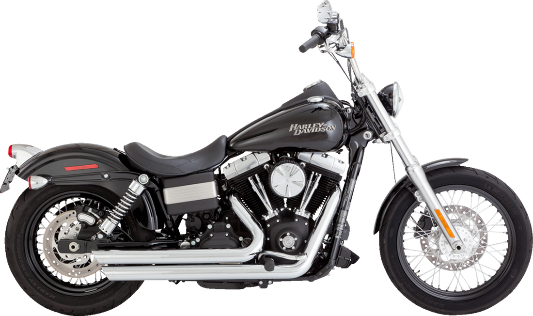 VANCE & HINES Big Shots Staggered Exhaust System - Chrome 17958