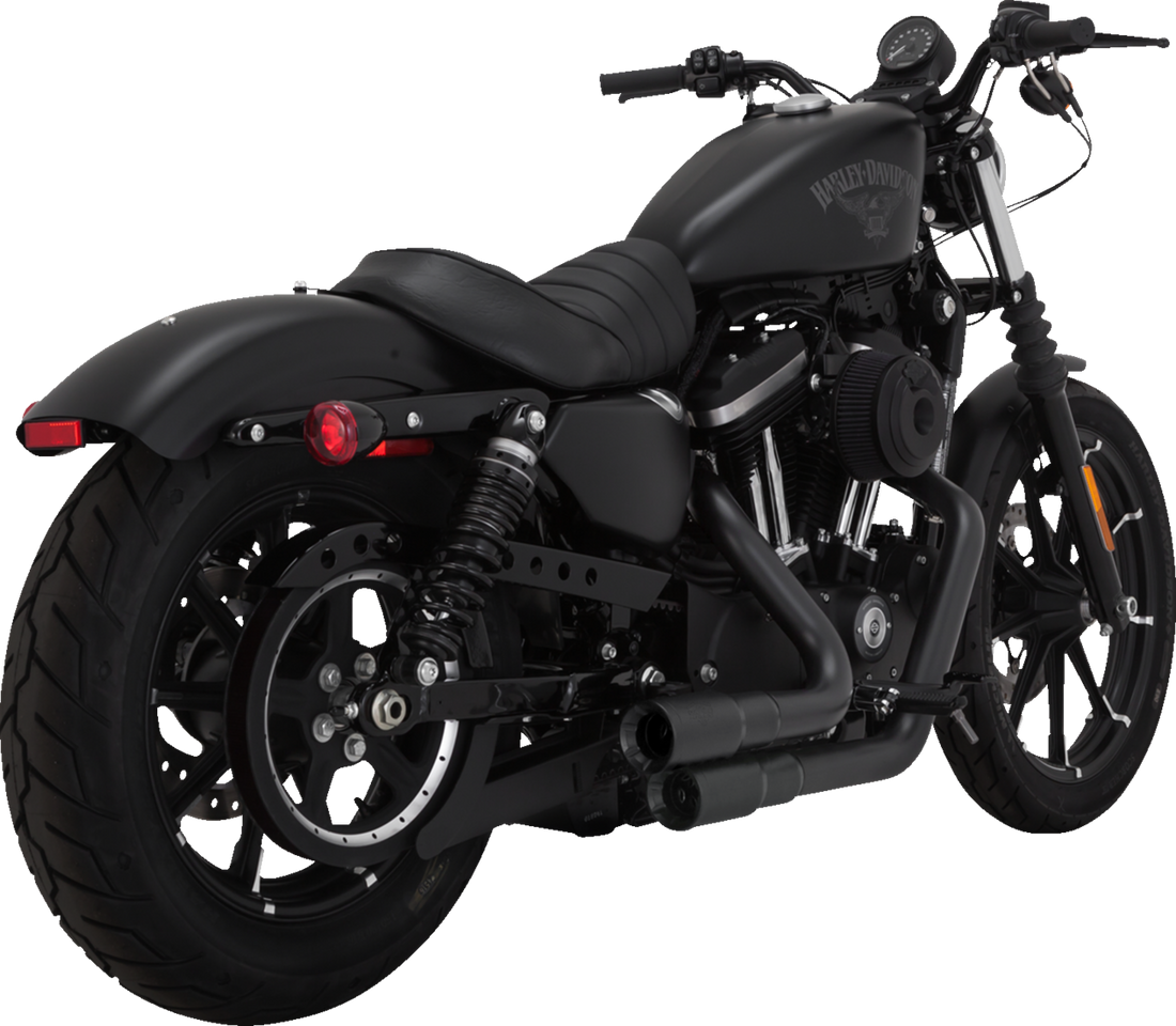 VANCE & HINES Mini Grenades Exhaust System - Matte Black 46884