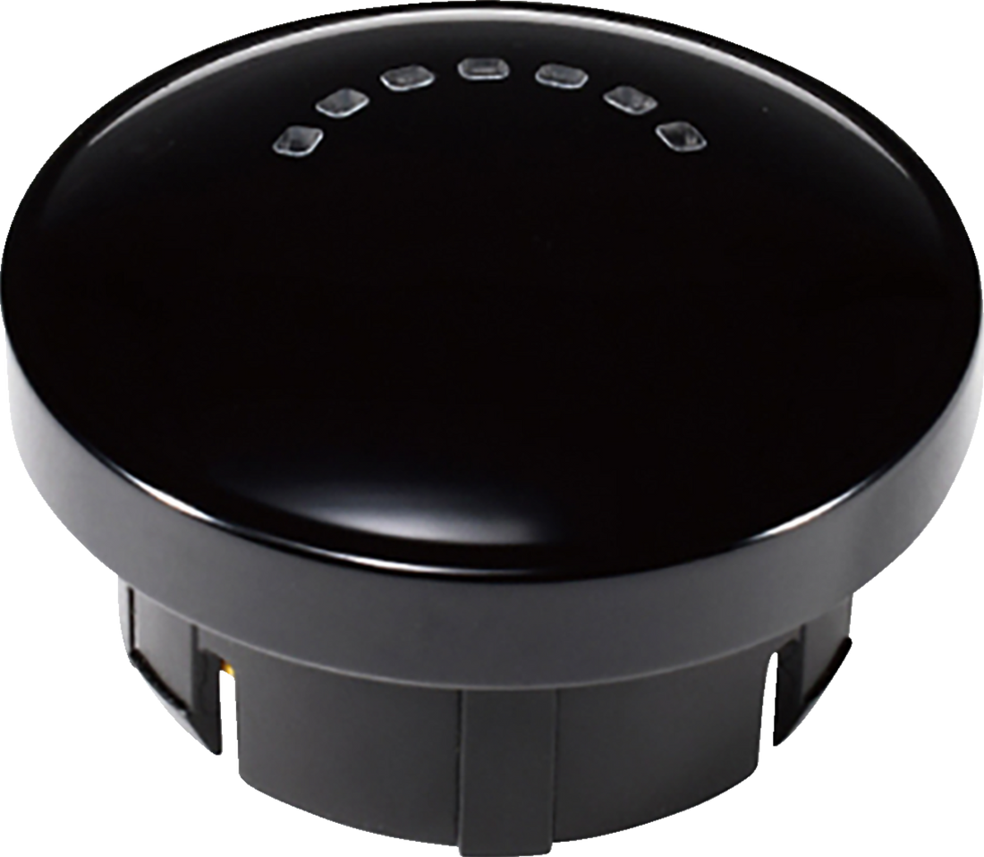 DRAG SPECIALTIES LED Fuel Gauge - Black - Harley-Davidson '08-'25 78353B