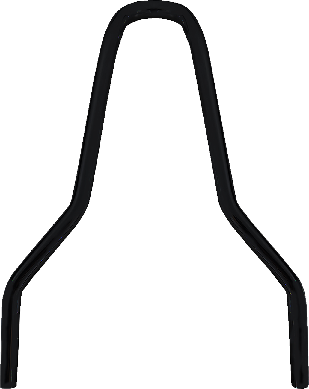 DRAG SPECIALTIES Round Sissy Bar - Black - 9.88"H X08-0043GBR