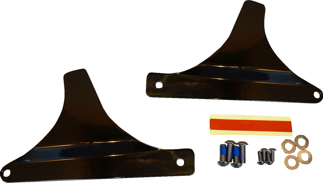 DRAG SPECIALTIES Side Plates - Black X08-0004GB