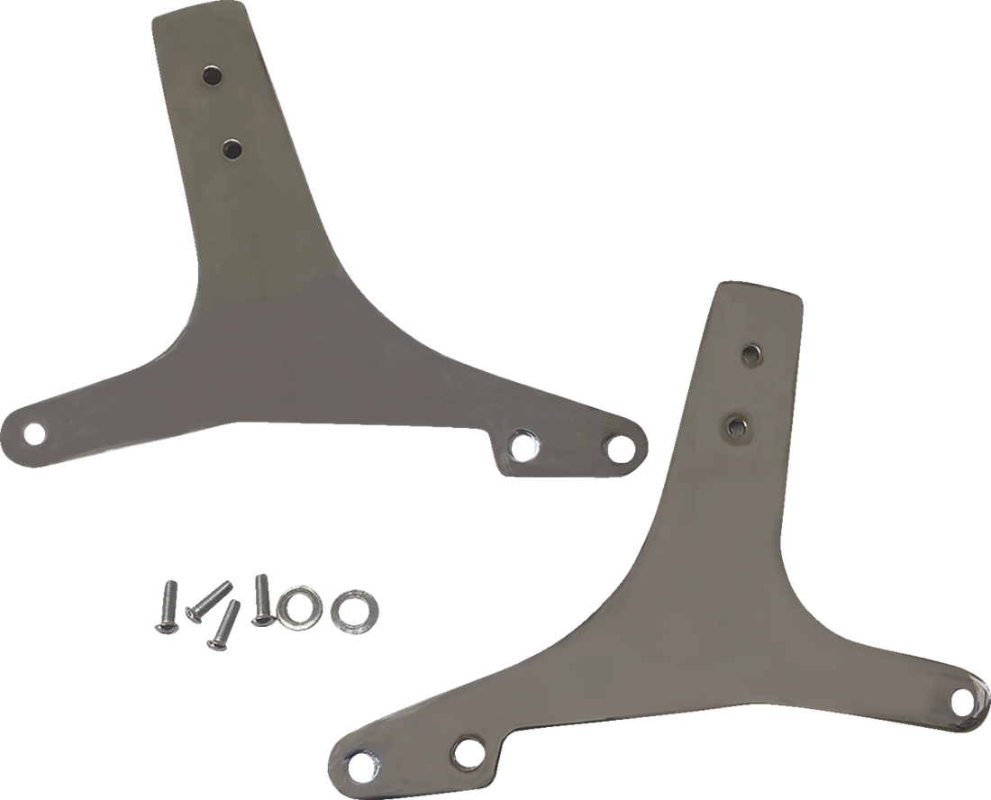 DRAG SPECIALTIES Side Plates - Chrome X08-0009C