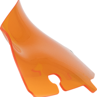 KLOCK WERKS Kolor Flare* Sport Windshield - 4" - Orange - FLH KWW-01-0675