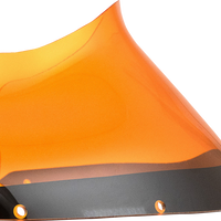 KLOCK WERKS Kolor Flare* Windshield - 9" - Orange - FXRP KWW-02-0612