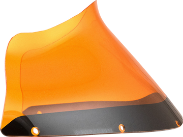 KLOCK WERKS Kolor Flare* Windshield - 9" - Orange - FXRP KWW-02-0612