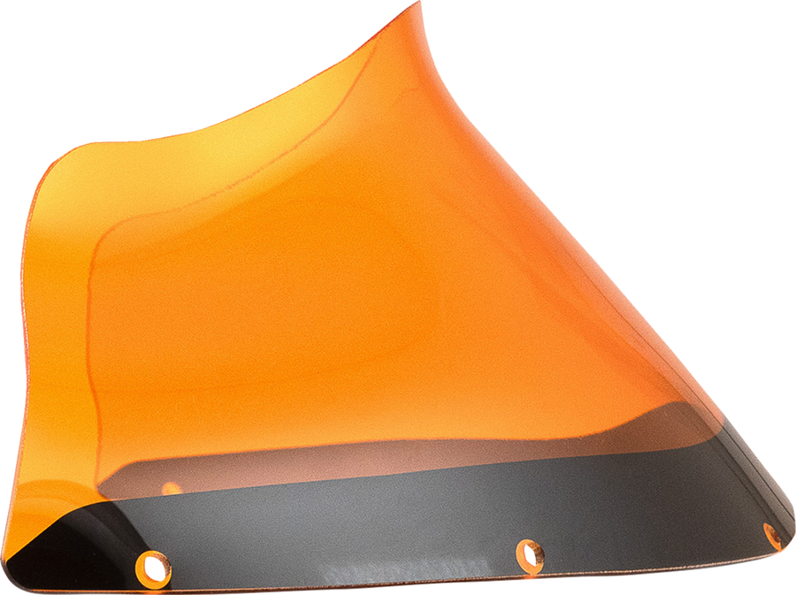 KLOCK WERKS Kolor Flare* Windshield - 9" - Orange - FXRP KWW-02-0612