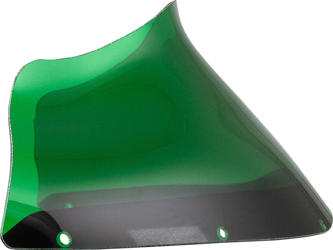 KLOCK WERKS Kolor Flare* Windshield - 9" - Green - FXRP KWW-02-0613