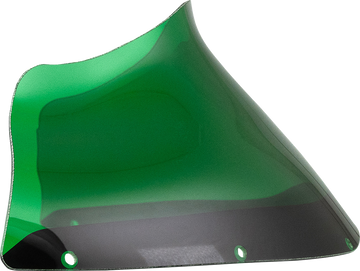 KLOCK WERKS Kolor Flare* Windshield - 9" - Green - FXRP KWW-02-0613