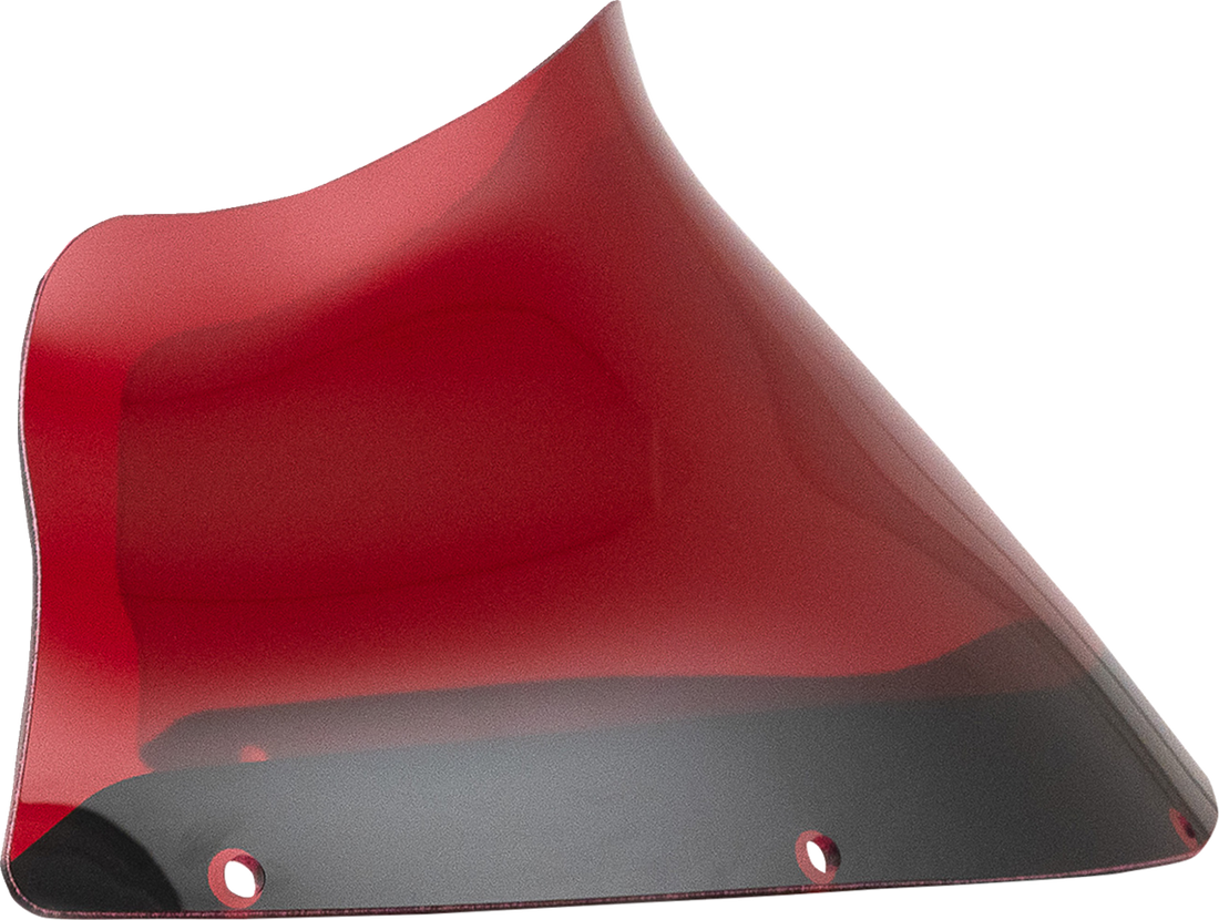 KLOCK WERKS Kolor Flare* Windshield - 9" - Red - FXRP KWW-02-0614