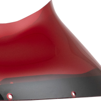 KLOCK WERKS Kolor Flare* Windshield - 9" - Red - FXRP KWW-02-0614