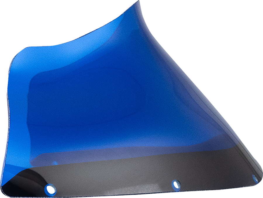 KLOCK WERKS Kolor Flare* Windshield - 9" - Blue - FXRP KWW-02-0615