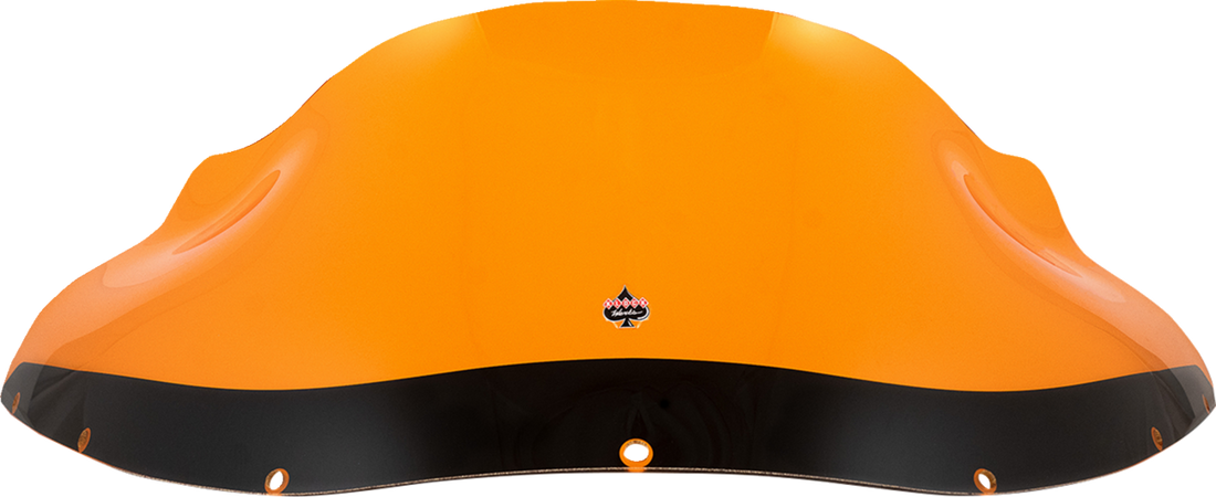 KLOCK WERKS Kolor Flare* Windshield - 9" - Orange - FXRP KWW-02-0612