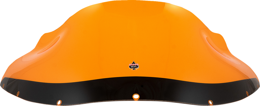 KLOCK WERKS Kolor Flare* Windshield - 9" - Orange - FXRP KWW-02-0612