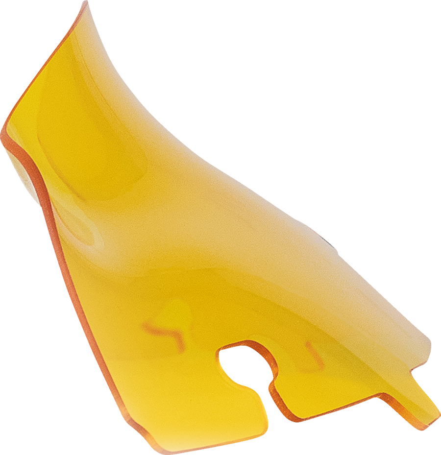 KLOCK WERKS Kolor Flare* Sport Windshield - 4" - Yellow - FLH KWW-01-0676