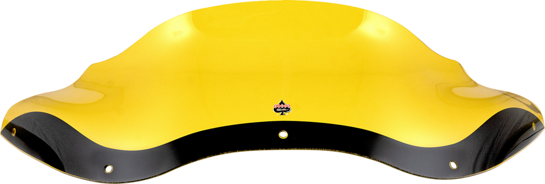 KLOCK WERKS Kolor Flare* Windshield - 8" - Yellow - FLTR KWW-01-0690