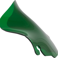 KLOCK WERKS Kolor Flare* Windshield - 6-1/2" - Green - FLH KWW-01-0698