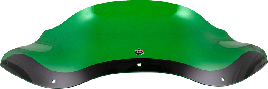 KLOCK WERKS Kolor Flare* Windshield - 8" - Green - FLTR KWW-01-0692