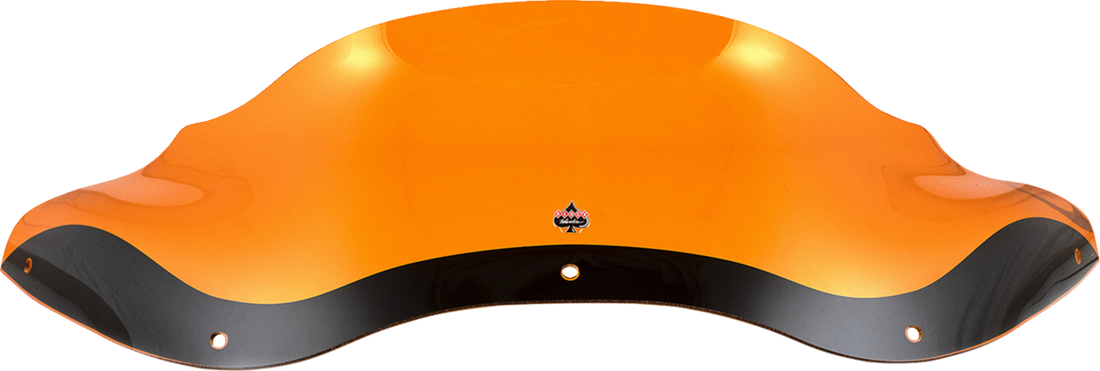 KLOCK WERKS Kolor Flare* Windshield - 8" - Orange - FLTR KWW-01-0689