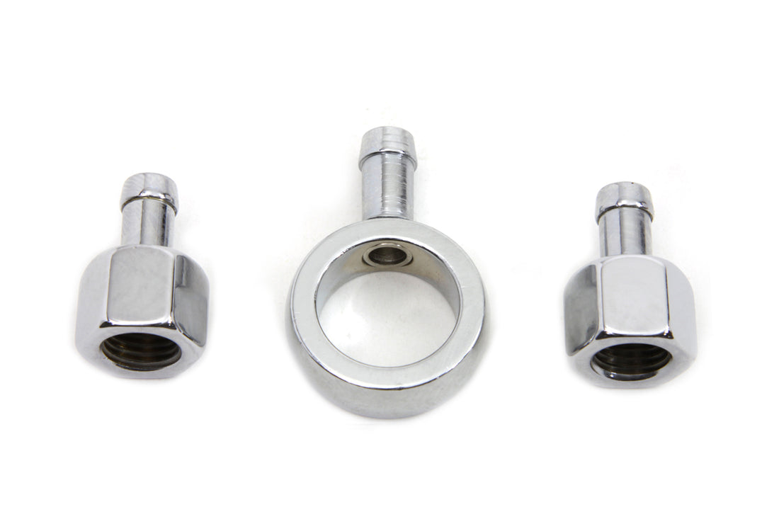 2821-3 - Chrome Gas Tank Fitting Kit by Colony