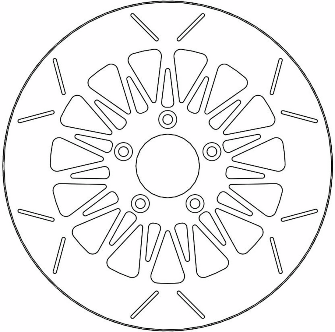 MOTO-MASTER Brake Rotor - Front Right/Front Left - Rialto 110635-PU