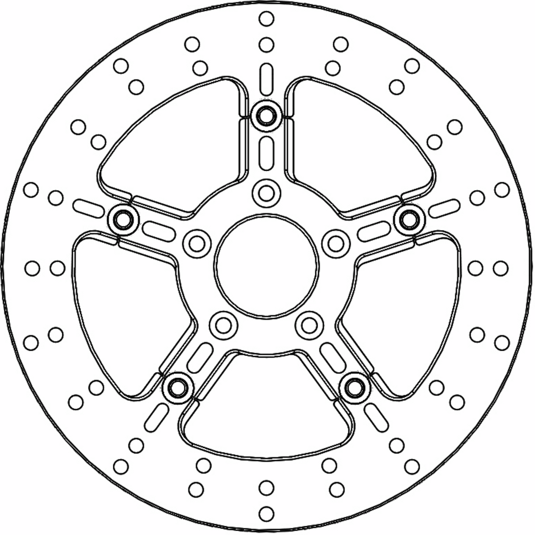 MOTO-MASTER Brake Rotor - Front Right/Front Left - Adrian 112311-PU