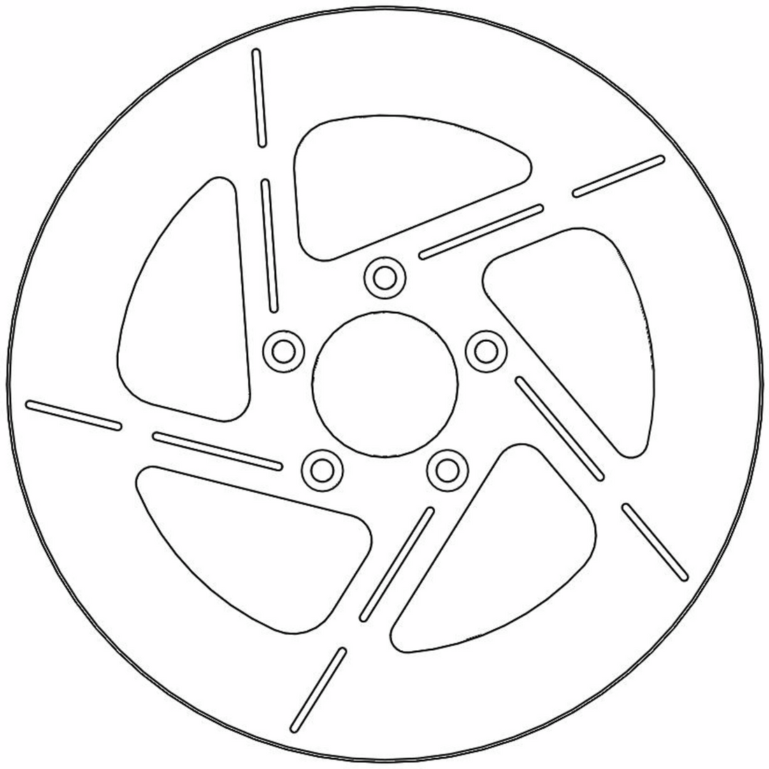 MOTO-MASTER Brake Rotor - Front Left - Tulsa 110625-PU