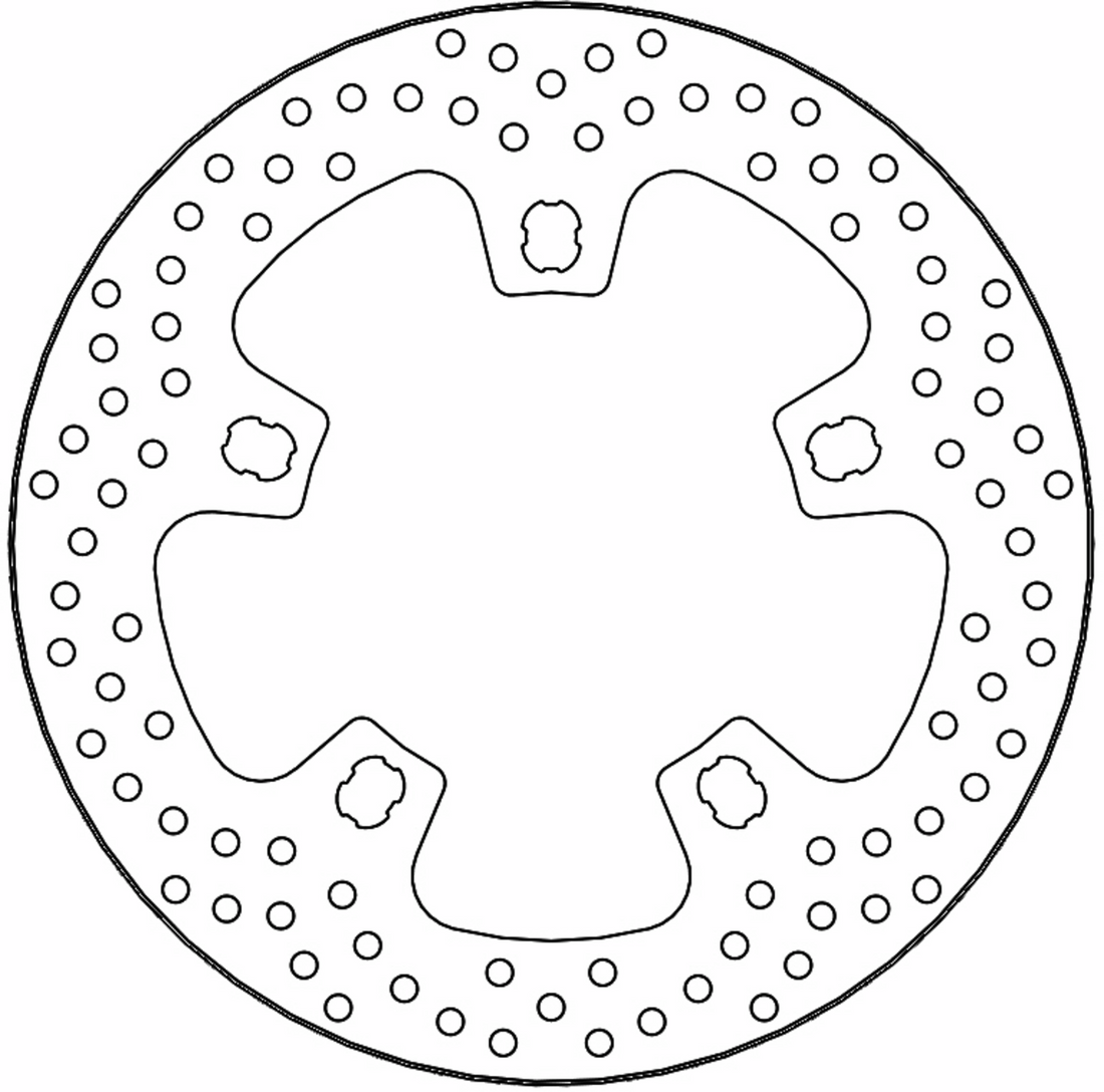 MOTO-MASTER Brake Rotor - Front Right/Front Left - Halo 110761-PU