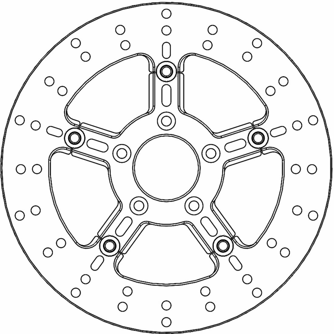 MOTO-MASTER Brake Rotor - Front Right/Front Left - Adrian 112293-PU