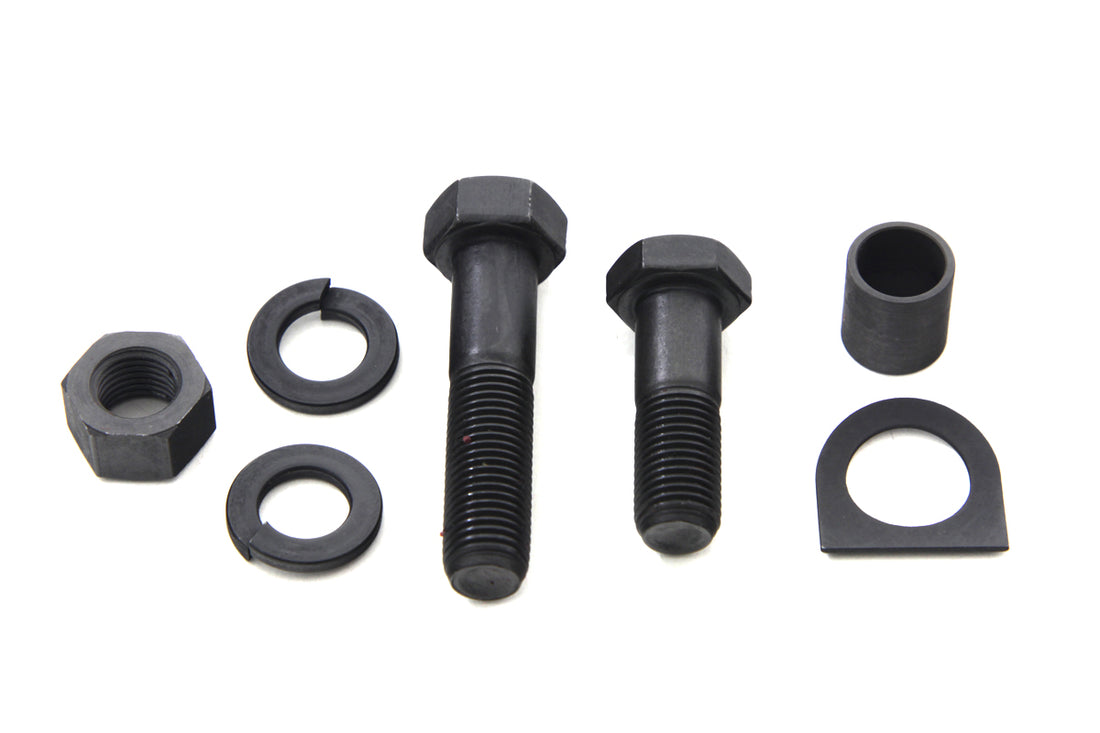 Parkerized Starter Crank and Kick Starter Pedal Mounting Kit