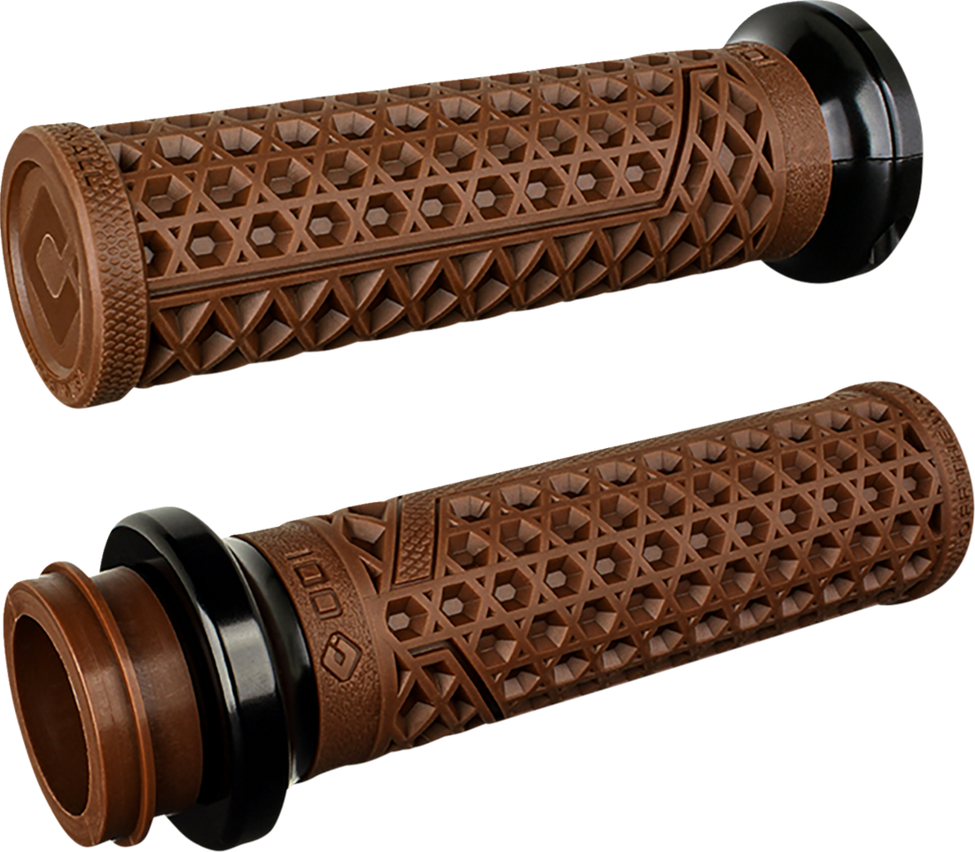 ODI Vans Harley Davidson Grips - Cable - Brown/Black V31VHCWN-B