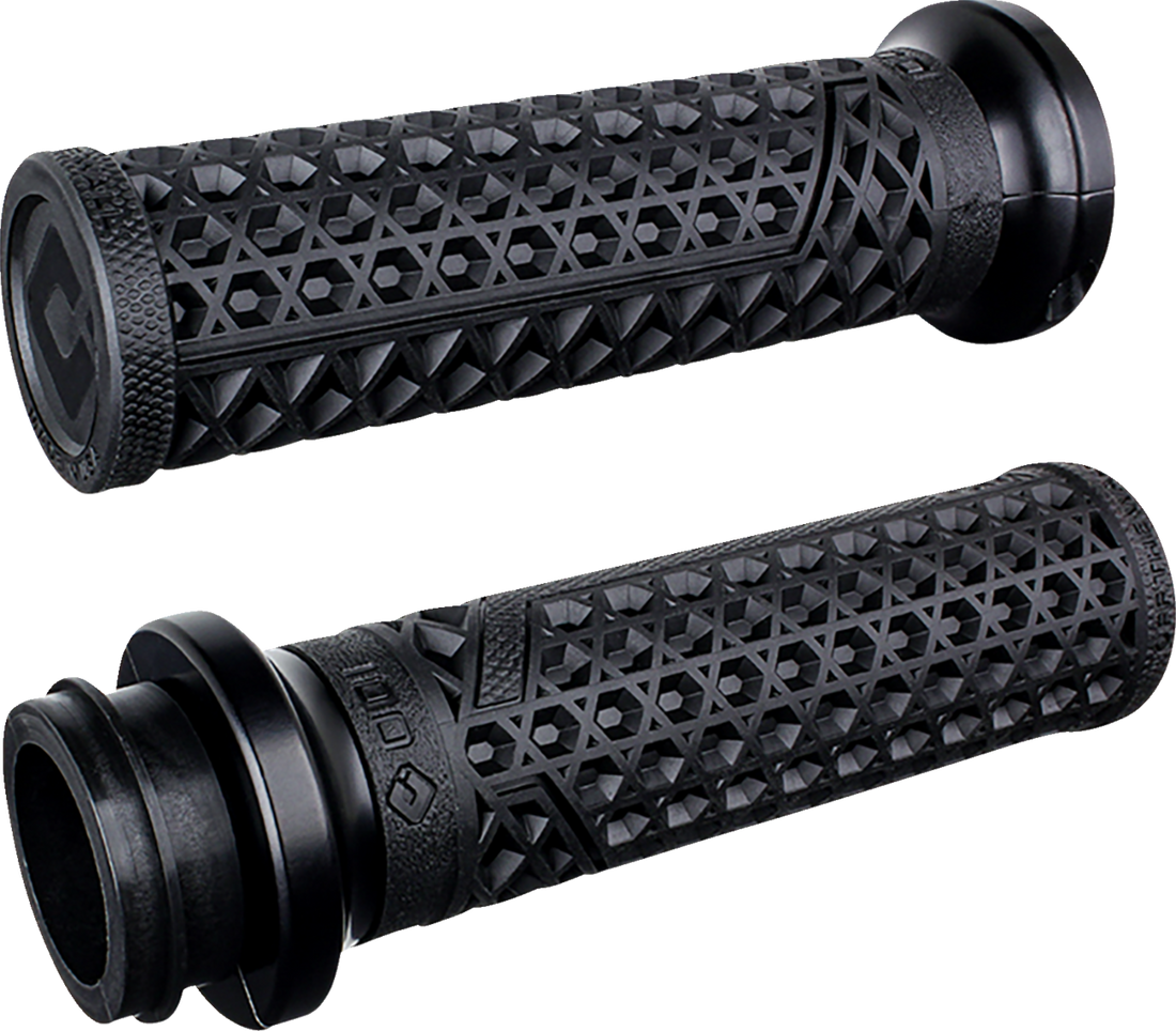 ODI Vans Harley Davidson Grips - Cable - Black/Black V31VHCWB-MB