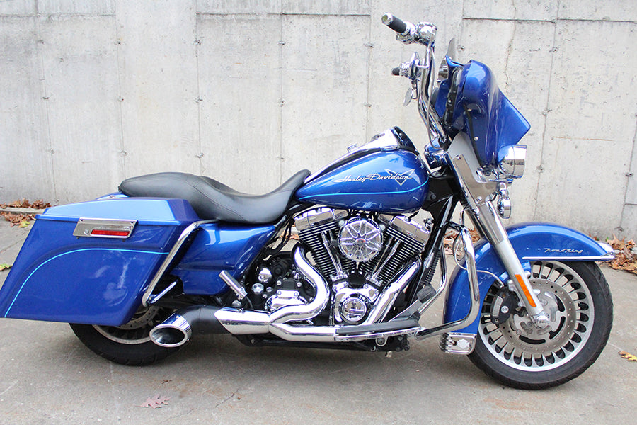 29-0072 - 2:1 Exhaust Header Set Black by V-Twin