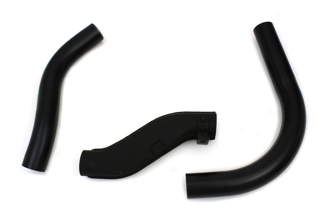 29-0181 - Knucklehead Exhaust Header Set Black by V-Twin