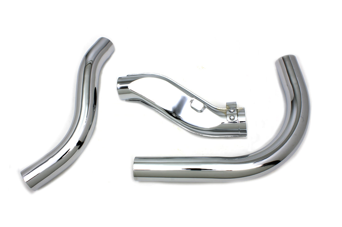 29-0182 - Knucklehead Exhaust Header Set Chrome by V-Twin