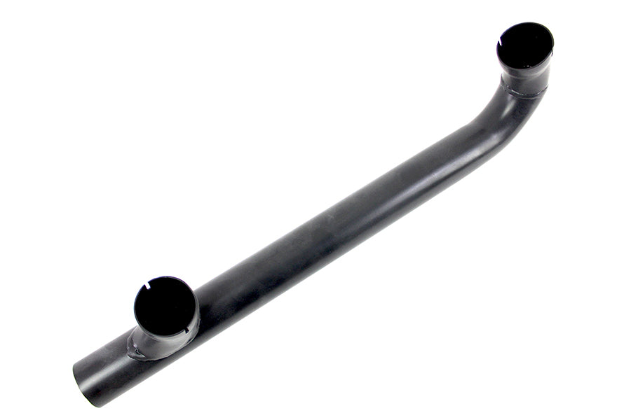 29-0204 - 2:1 Siamese Hi-Exhaust Header Black by V-Twin