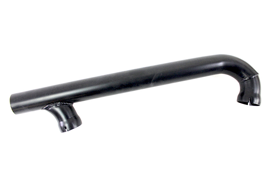 29-0204 - 2:1 Siamese Hi-Exhaust Header Black by V-Twin