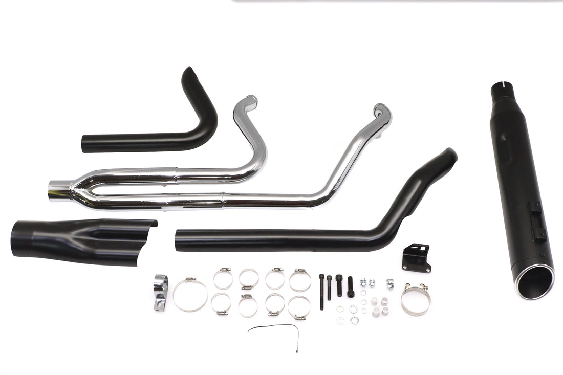 29-0377 - M8 Ultima Dominator 2:1 Exhaust Header System Black by Ultima