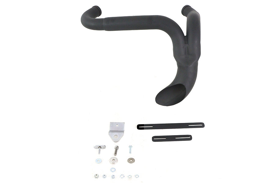 29-0941 - XL Flame Thrower Header Set Black by V-Twin