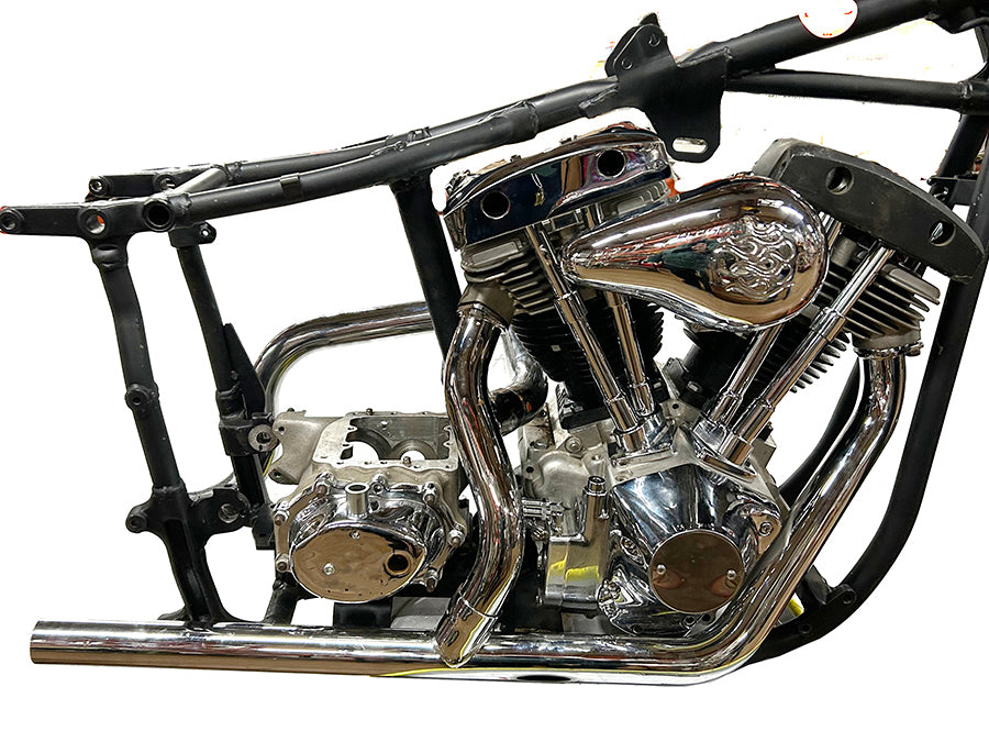 29-1101 - Dual Crossover Chrome Exhaust System by V-Twin