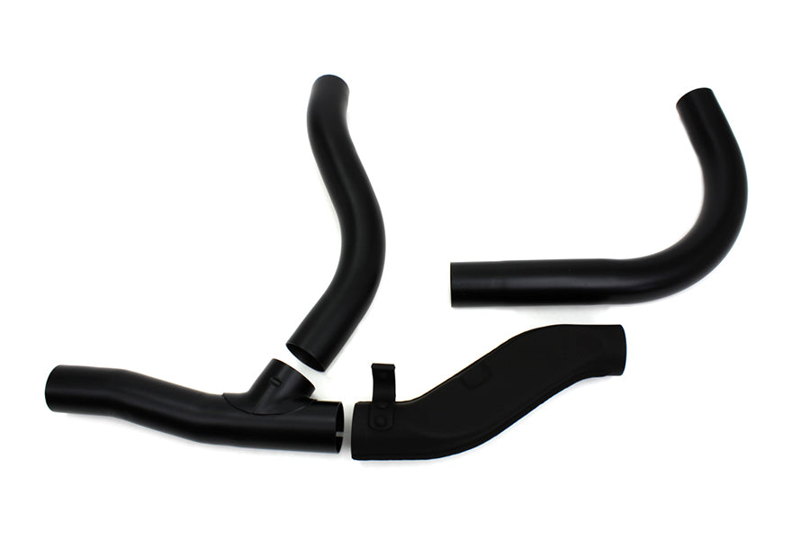 29-1115 - Replica 2 into 1 Exhaust Pipe Header Set Black by V-Twin